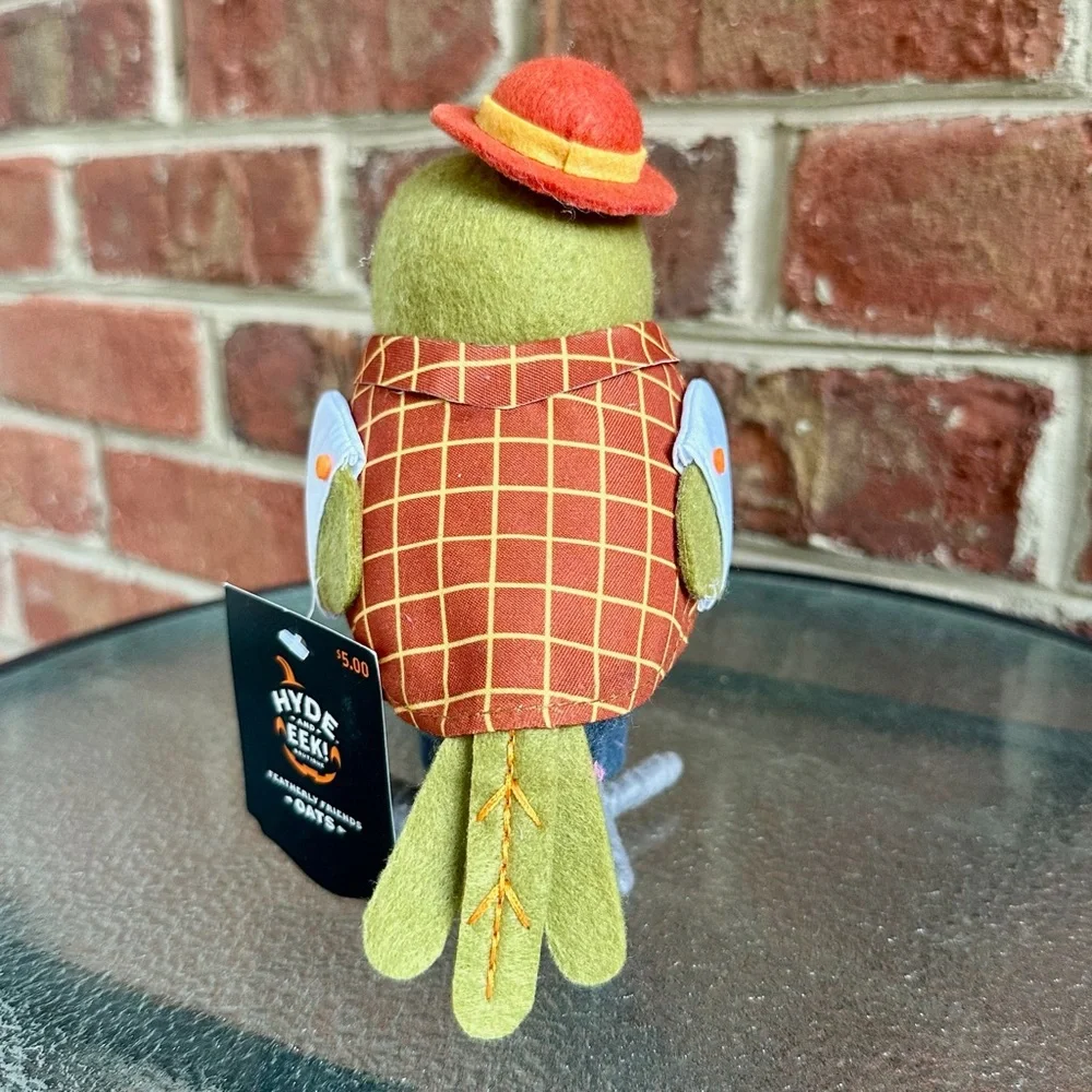 Target Featherly Friends Hyde & EEK! Halloween Green Top Hat & Vest Bird
